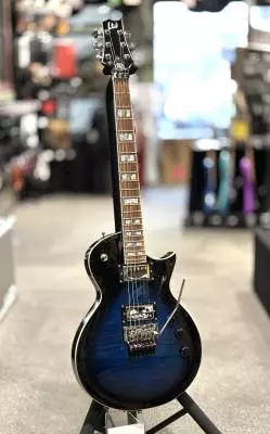 LTD AS-1 Alex Skolnick Signature Electric Guitar with Case - Black Aqua Sunburst
